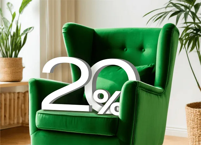 -20% скидка на химчистку мебели при заказе генеральной уборки